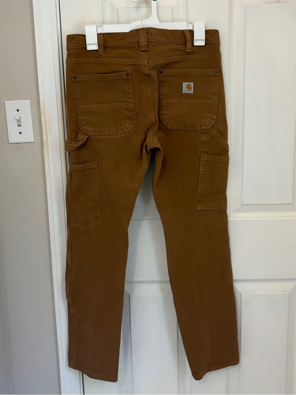 Carhartt Women’s Relaxed Fit Rugged Flex Twill Double-Front Work Pants - Picture 11 of 13